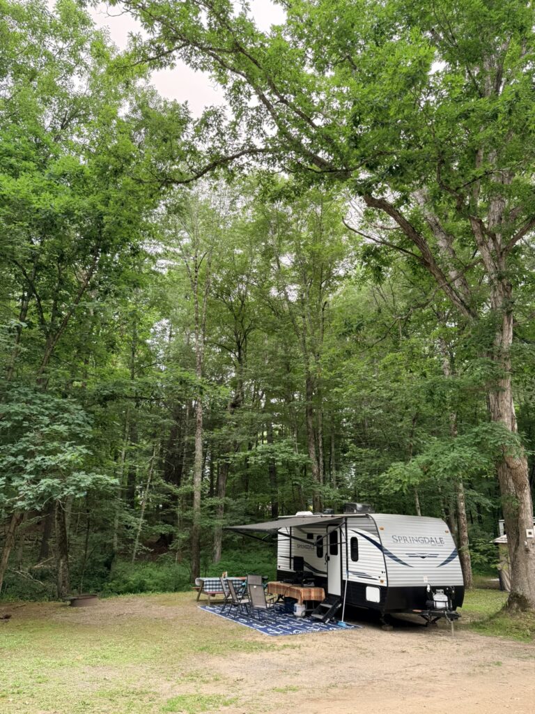 Springdale Camper at camp site